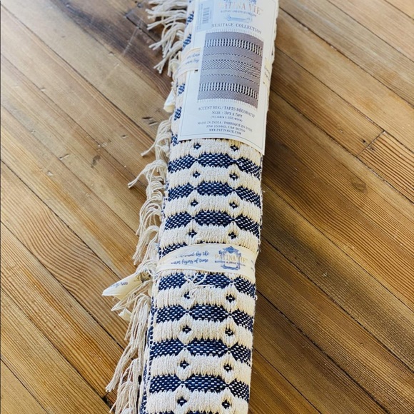 PATINA VIE MOROCCAN ACCENT RUG-NAVY - Picture 2 of 4